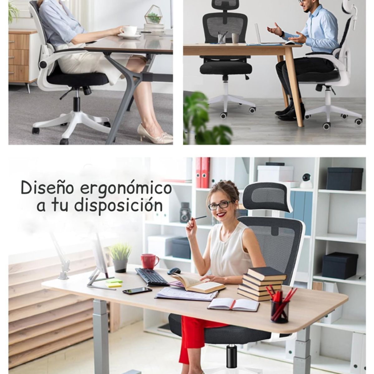 BE DESIGN - Silla De Escritorio Ergonómica PRO