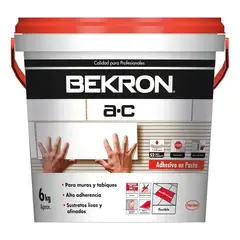 BEKRON - Adhesivo Cerámico Ac Pasta 6kg