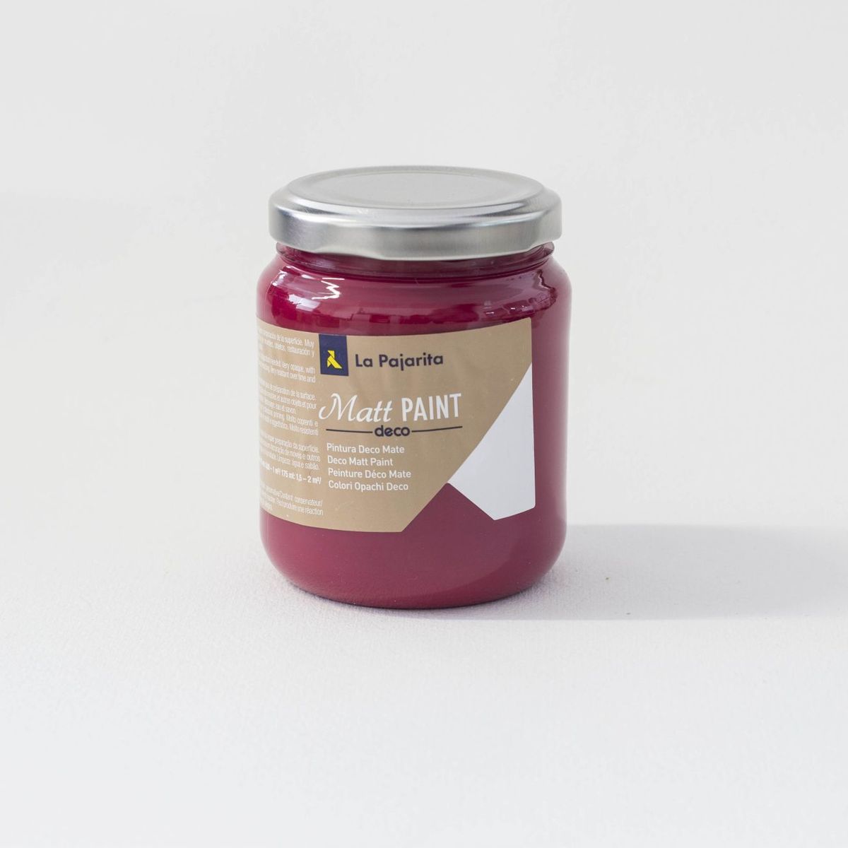 PINTURAS LA PAJARITA - Matt Paint Indie Red 175 ml
