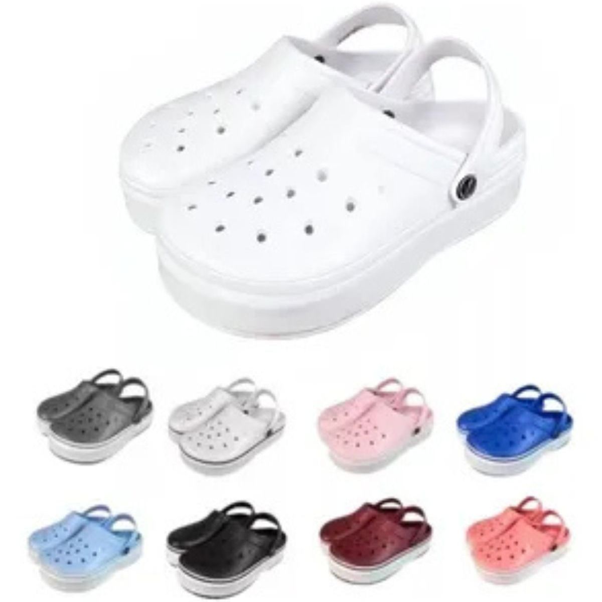 LOOK SHOP - Zueco Goma Eva Plataforma Chalas Sandalias Colores 088