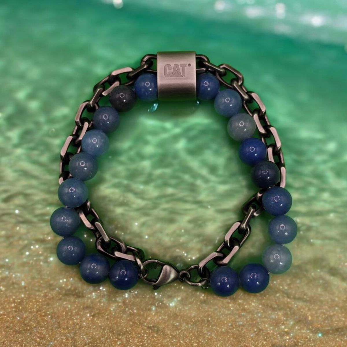 CAT - Pulsera de Hombre Cat J013B08126 Gris-Azul