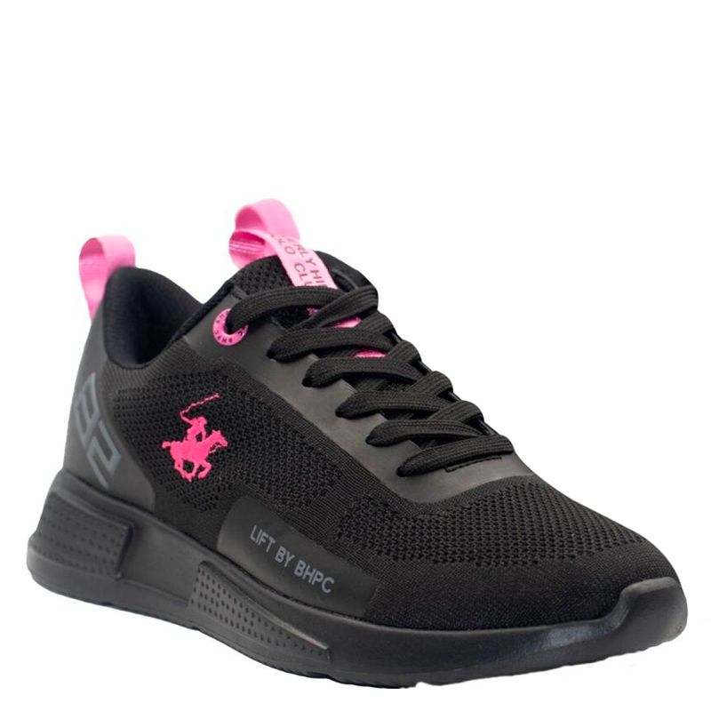 BEVERLY HILLS POLO CLUB - Zapatilla Urbana Mujer Lift Negro