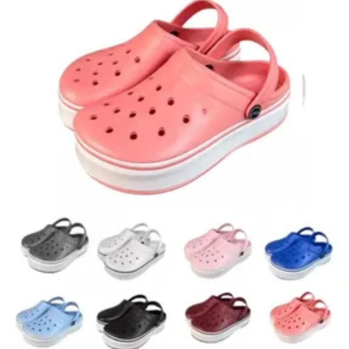 LOOK SHOP - Zueco Goma Eva Plataforma Chalas Sandalias Colores 088