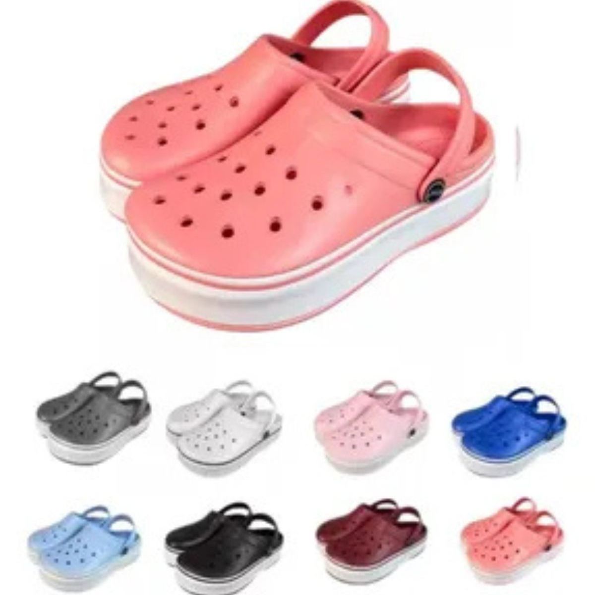 LOOK SHOP - Zueco Goma Eva Plataforma Chalas Sandalias Colores 088