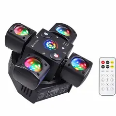 GENERICO - Cabeza Móvil Mini 4 Head Láser + Led 220v