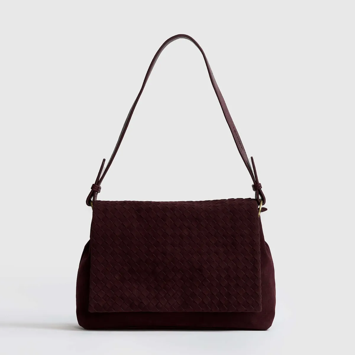 LOUNGE - Cartera De Hombro Solapa Tejida Woman LOUNGE