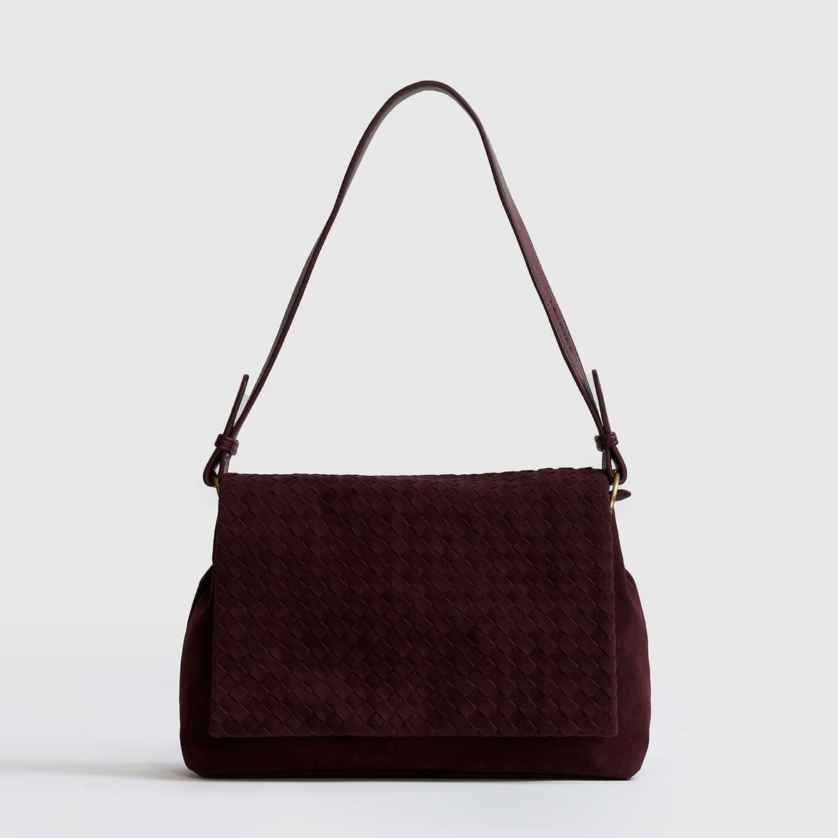 LOUNGE - Cartera De Hombro Solapa Tejida Woman LOUNGE