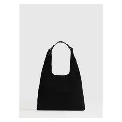 LOUNGE - Cartera De Hombro Medialuna Tejida Woman