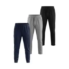 LOOK SHOP - Pack 3 Pantalón Buzo Hombre Algodón Jogger Deportivo Oferta! 901