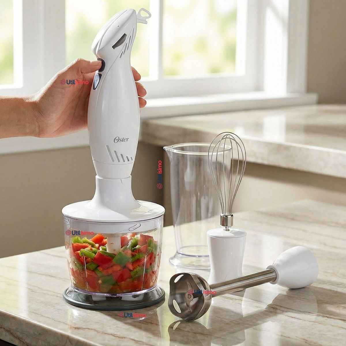 OSTER - Batidora de inmersión Oster® con accesorios 2616 Versión 2026