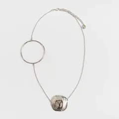 LOUNGE - Collar Mujer Círculo Moneda