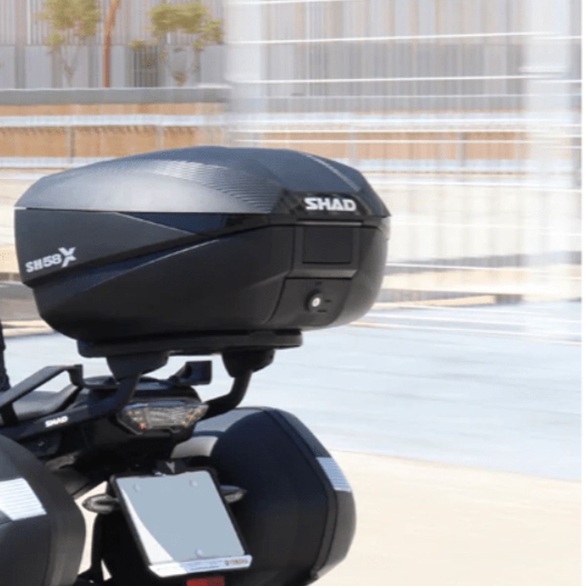 GENERICO - Maleta para Moto Shad Top-Case SH-58X Expandible