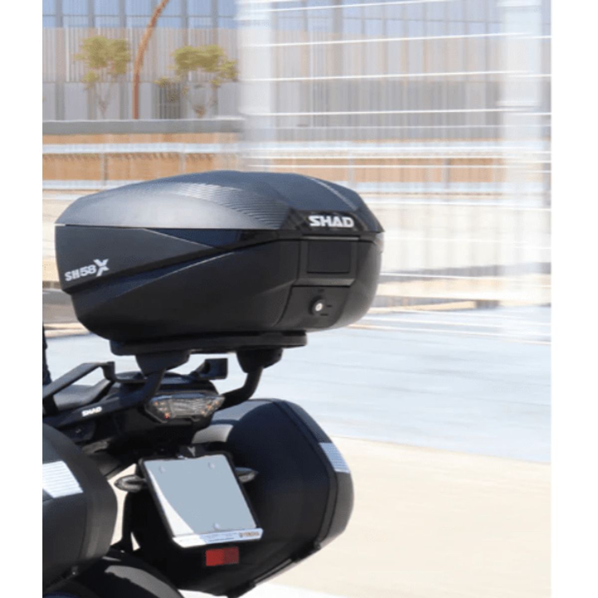 GENERICO - Maleta para Moto Shad Top-Case SH-58X Expandible