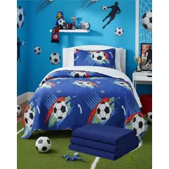 GENERICO - PACK CUBRECAMA SHERPA MAS SABANA DE POLAR PLAZA Y MEDIA