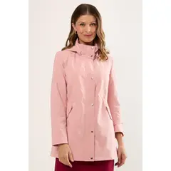 MA GRIFFE - Trench Liso Mujer Rosa Magriffe