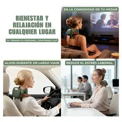 MOVI - MASAJEADOR DE CUELLO ELECTRICO CON MANOS, ELECTRICO VIRAL