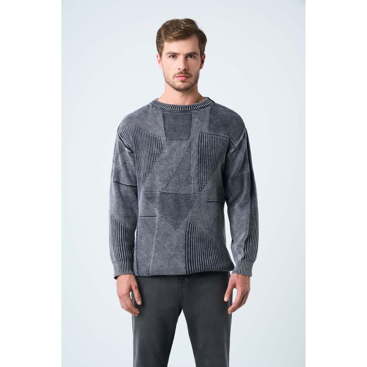 VELEZ - Vélez Jeans Confort Alcor Para Hombre Semi Fitted Gris