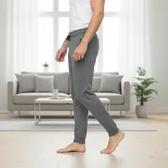 OMAS - Pantalón Buzo Algodón Grises Hombre