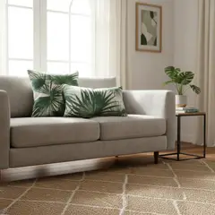 TODOHOGAR SANTIAGO DE CHILE - Set De Cojines 45×45 + 30×50 Cm ·Hoja palma