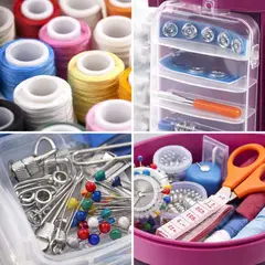 MOVI - Costurero 210 Piezas Organizador Total Para Reparaciones Inmediatas - Resuelve Arreglos En Minutos