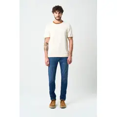 VELEZ - Vélez Jeans Confort Semi Fitted Hombre Cactus Azul Oscuro