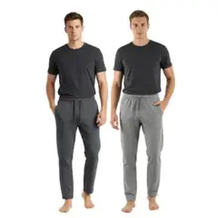 LOOK SHOP - Pack 2 Jogger Pantalón Buzo Hombre Algodón Verano. Sin Polar 901