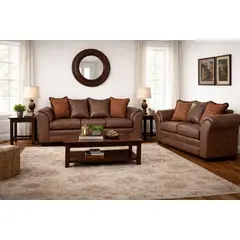 BLACK FACTORY - Juego de Living 3 2 Aconcagua Chocolate