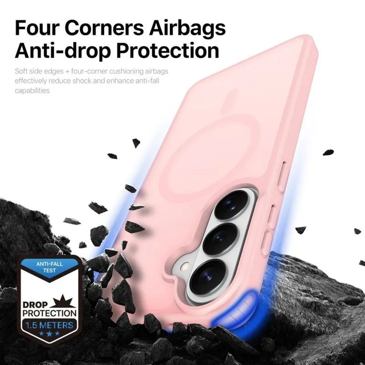 GENERICO - Carcasa Dux Ducis Magsafe Para Samsung S26 Normal - Rosa