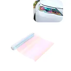 GENERICO - Vinilo Adhesivo Decorativo Foco Autos 30cmx1m Tornasol Claro