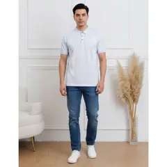 LIKE SHOP - Polera Piqué Tela Deportiva Transpirable Hombre Primavera verano 6604