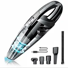 GENERICO - Aspiradora De Mano Inalámbrica 120w Recargable Alta Potencia