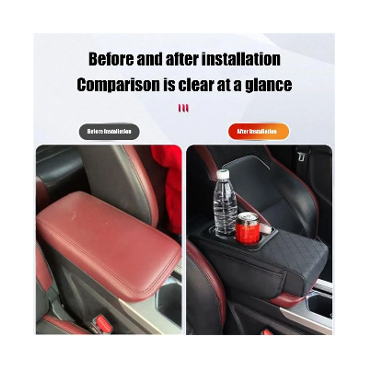 GENERICO - Apoyabrazos For Coche, Almohadilla Elevadora, Reposabrazos