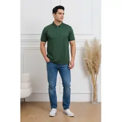 LIKE SHOP - Polera Piqué Tela Deportiva Transpirable Hombre Primavera verano 6604