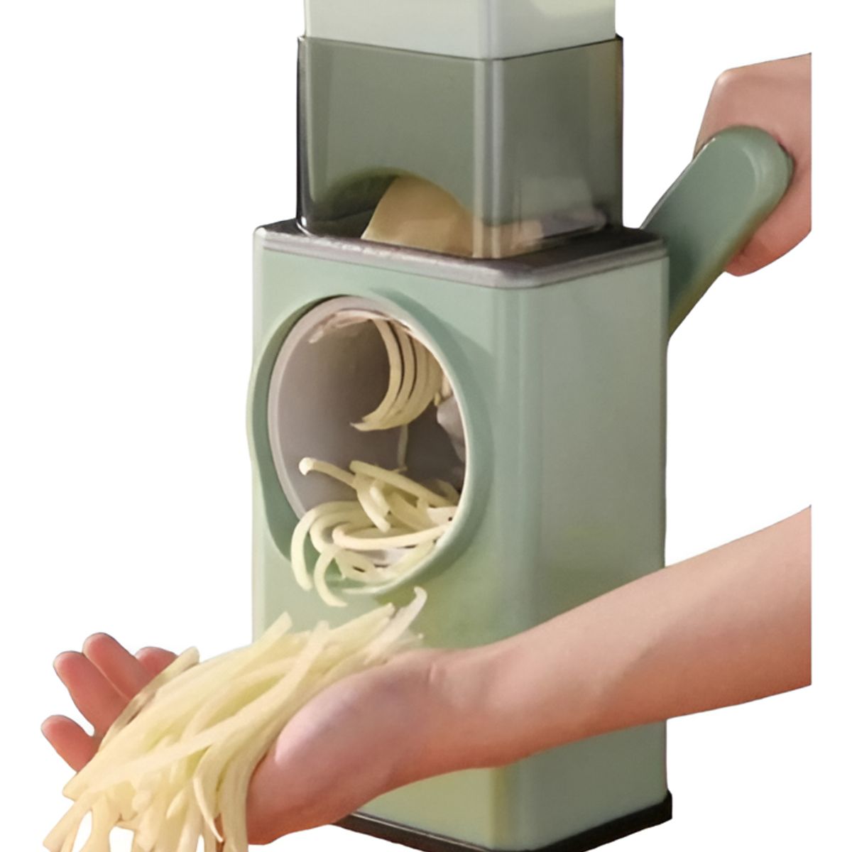 GENERICO - Procesador Manual Yepp Cortador Rallador Triturador Frutas Verduras Verde