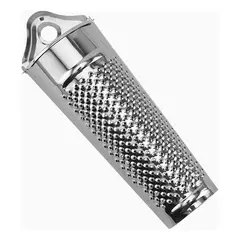 GENERICO - Rallador De Verduras Quesos Nuez Moscada Acero Inoxidable Color Gris - 126060