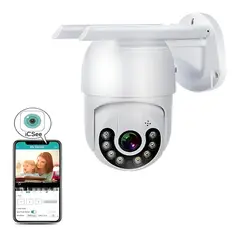 GENERICO - Smart Camara Ip Wifi Alarma Exterior Anti Agua Ip66 221019 Color Blanco