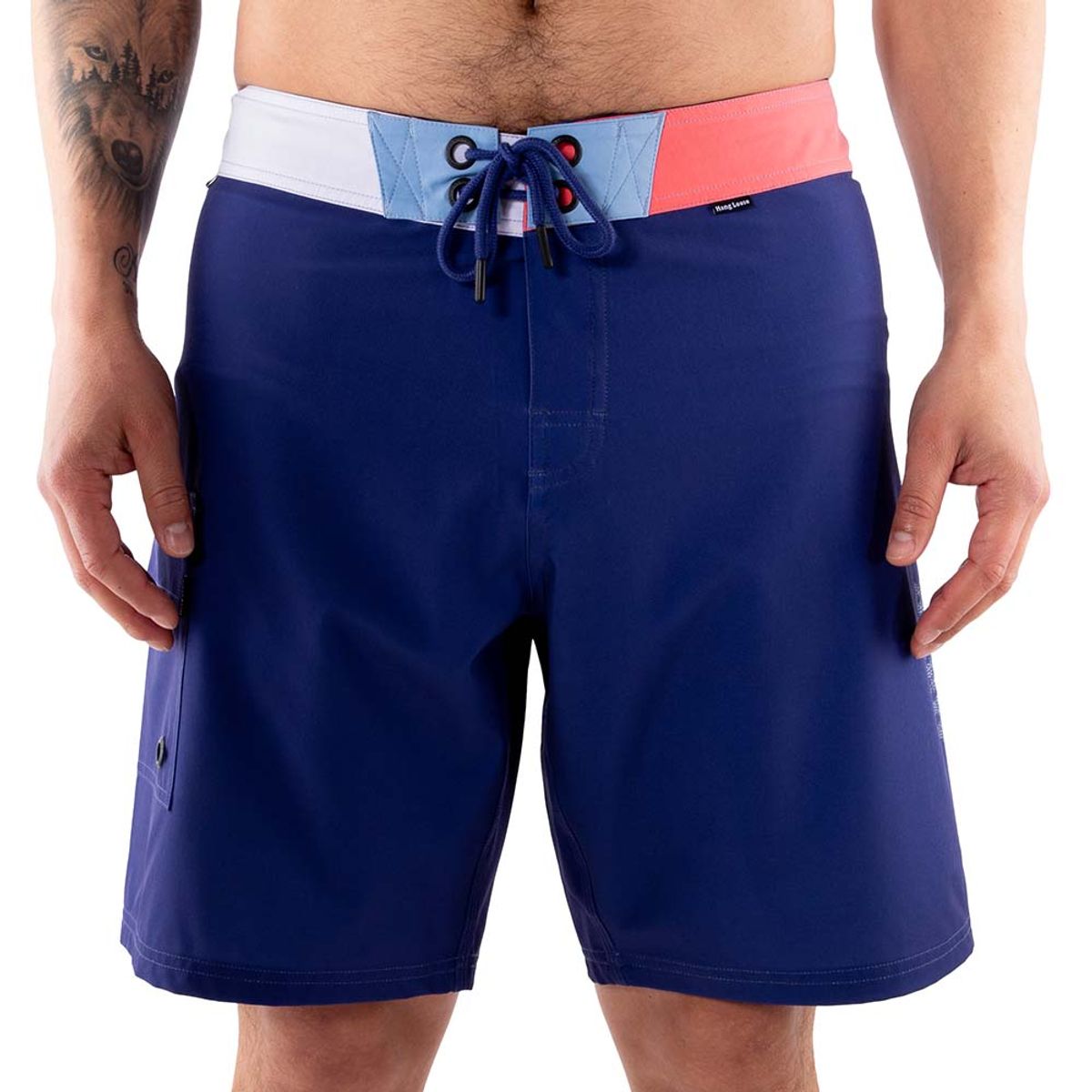 HANG LOOSE - Traje De Baño Hombre Top Azul Hang Loose