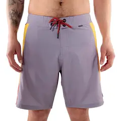 HANG LOOSE - Traje De Baño Hombre Retro Golden Negro