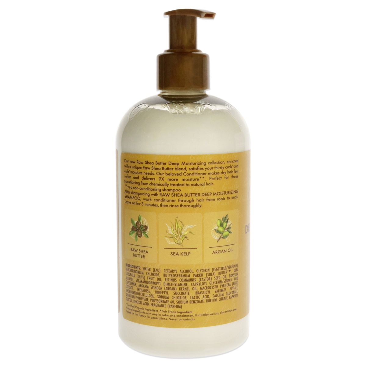 SHEA MOISTURE - Acondicionador Restaurador de Manteca de Karité Cruda 385ml Shea Moisture