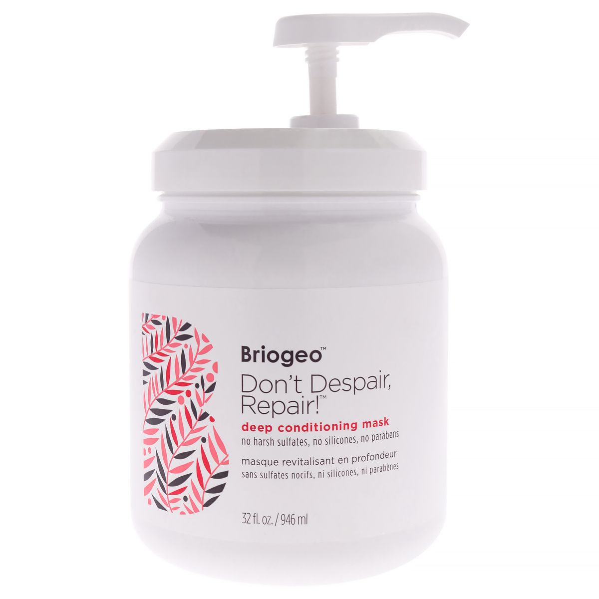 BRIOGEO - Dont Despair Mascarilla Acondicionadora Profunda Reparadora 947ml Briogeo