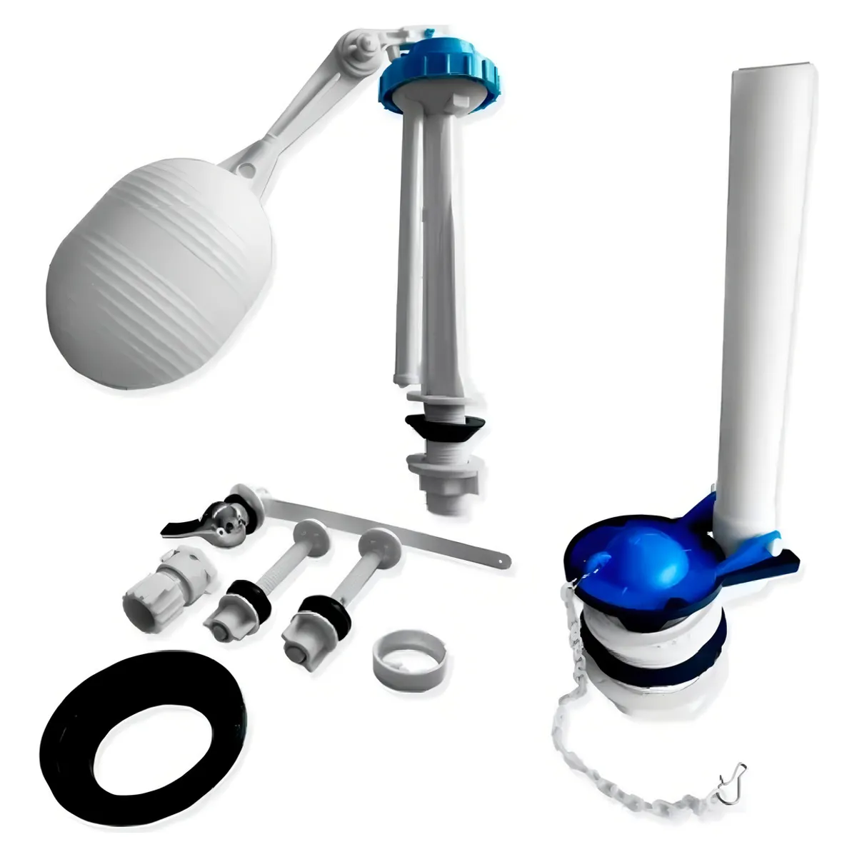 GENERICO - Kit Estanque Wc Fitting Sanitarios Baño Universal Repuesto