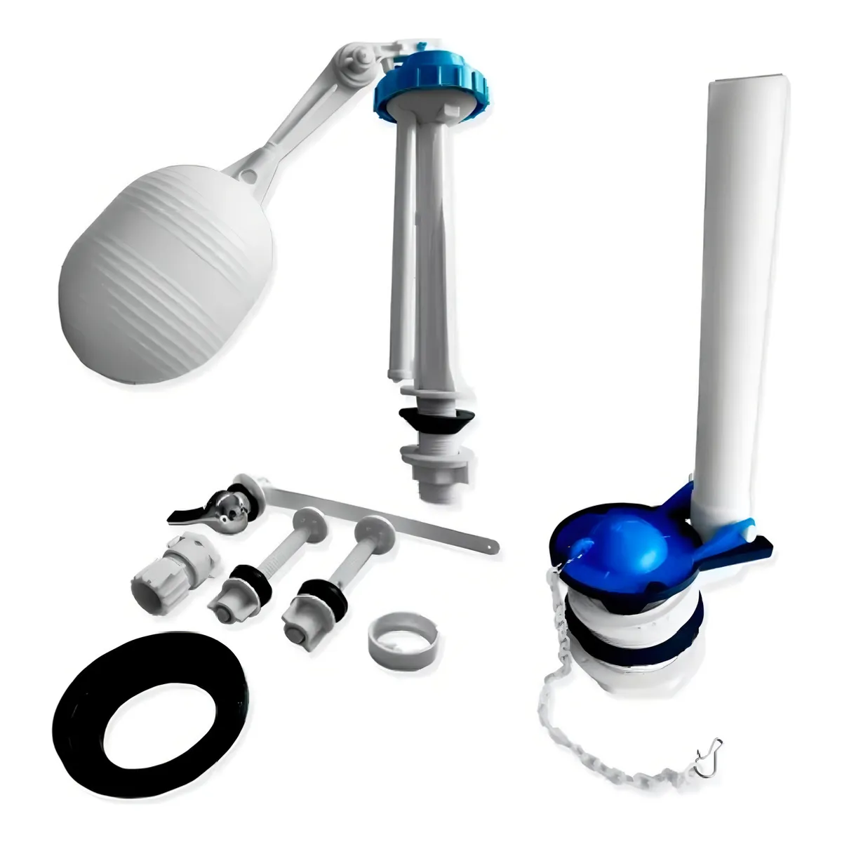 GENERICO - Kit Estanque Wc Fitting Sanitarios Baño Universal Repuesto