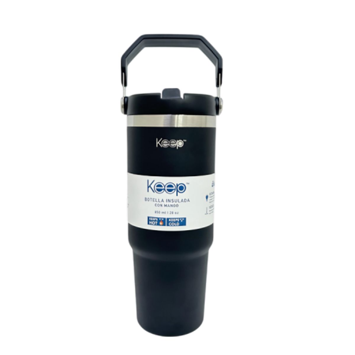 KEEP - BOTELLA INSULADA CON MANGO 85O ML KEEP