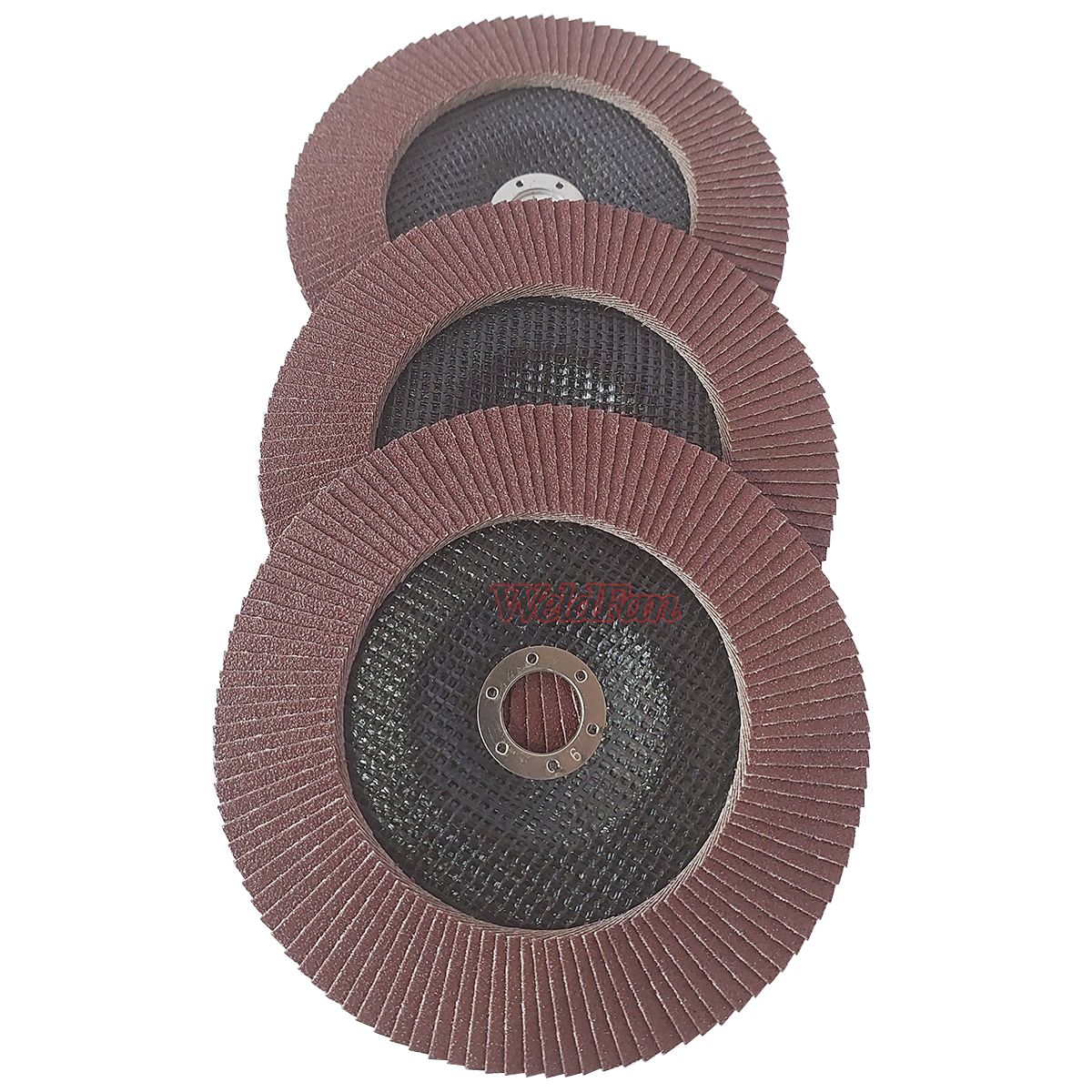 GENERICO - Disco Flap o Traslape De 7″ x Grano 80 - Pack 5u.