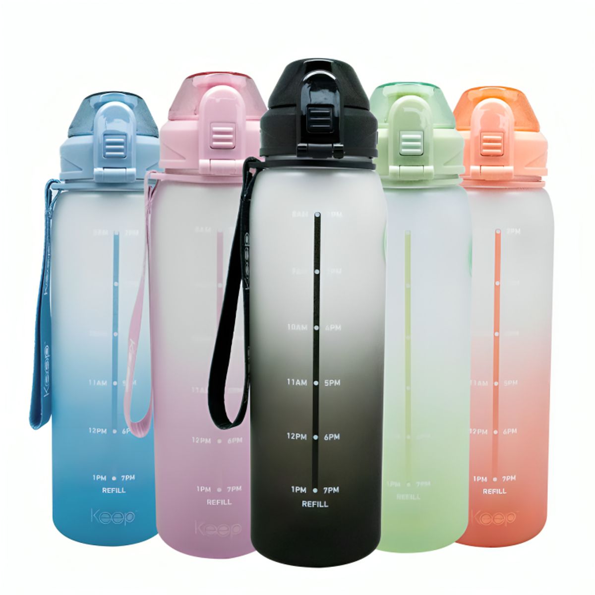 KEEP - Botella Medidas Rubber 1 Litro Keep