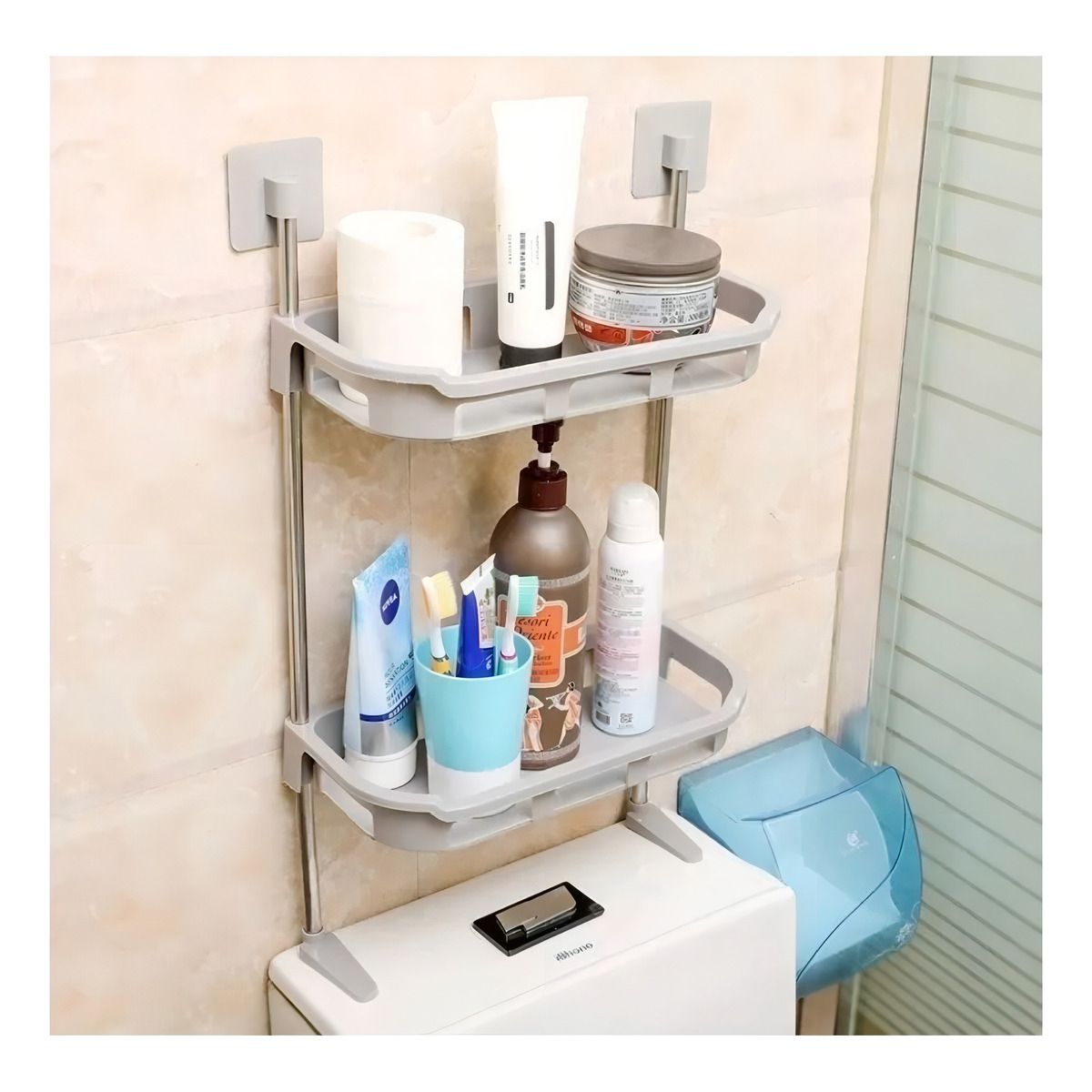 GENERICO - Estante Organizador Baño Inodoro Repisa Cocina Modular