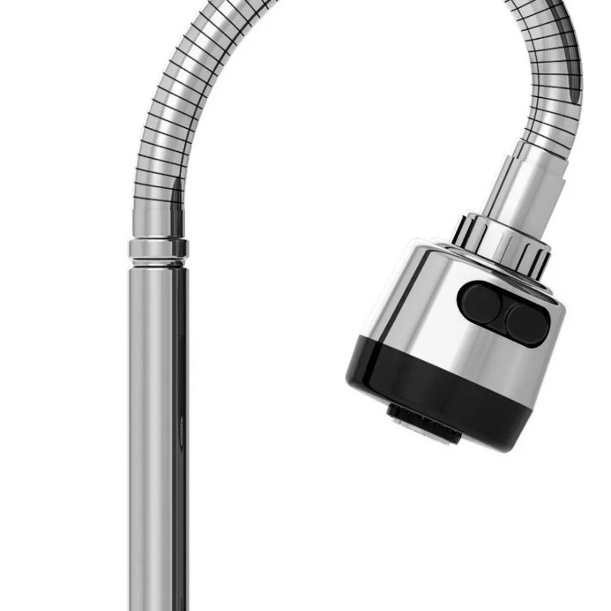 Llave Lavaplatos Monomando Cuello Flexible Giratorio Cocina Acabado Brillante Color Cromado - 301004, marca GENERICO - Foto Principal