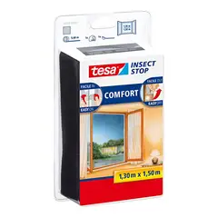 TESA - MALLA MOSQUITERA 1.30X1.50MT COMFORT VENTANA NEGRO