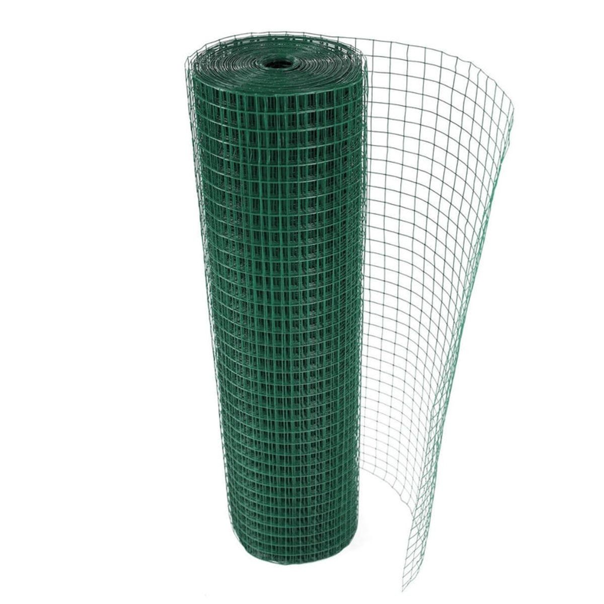 GENERICO - Malla cerco pajarera soldada PVC verde 12x1.0x5.0mt CERRAM