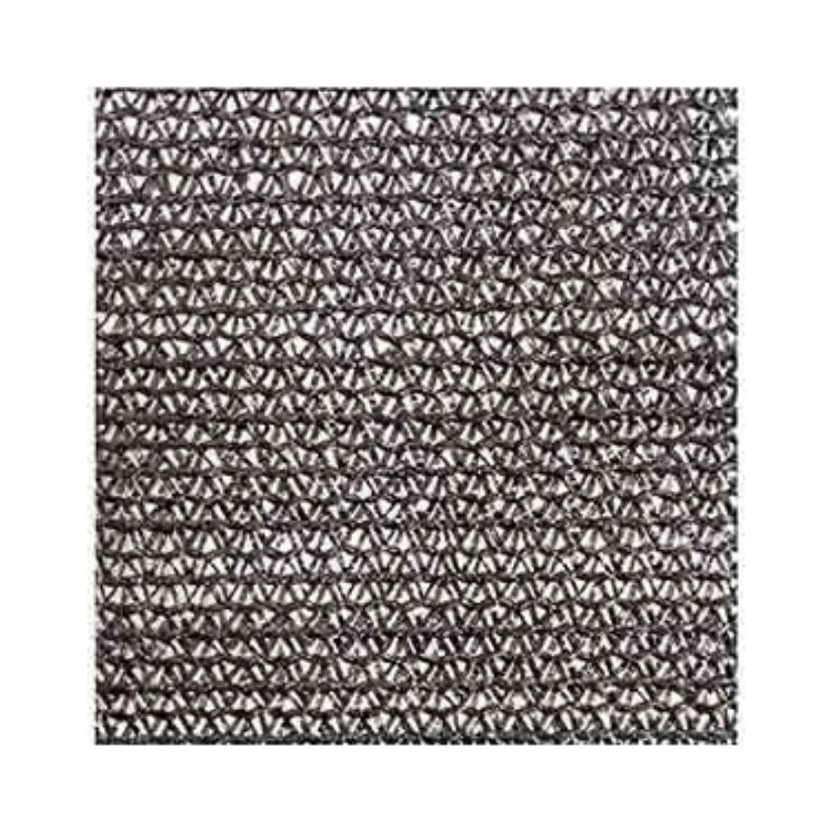 GENERICO - Malla Cerco 80% Sombra Raschel 4.20mt x 10mt Negro + broches